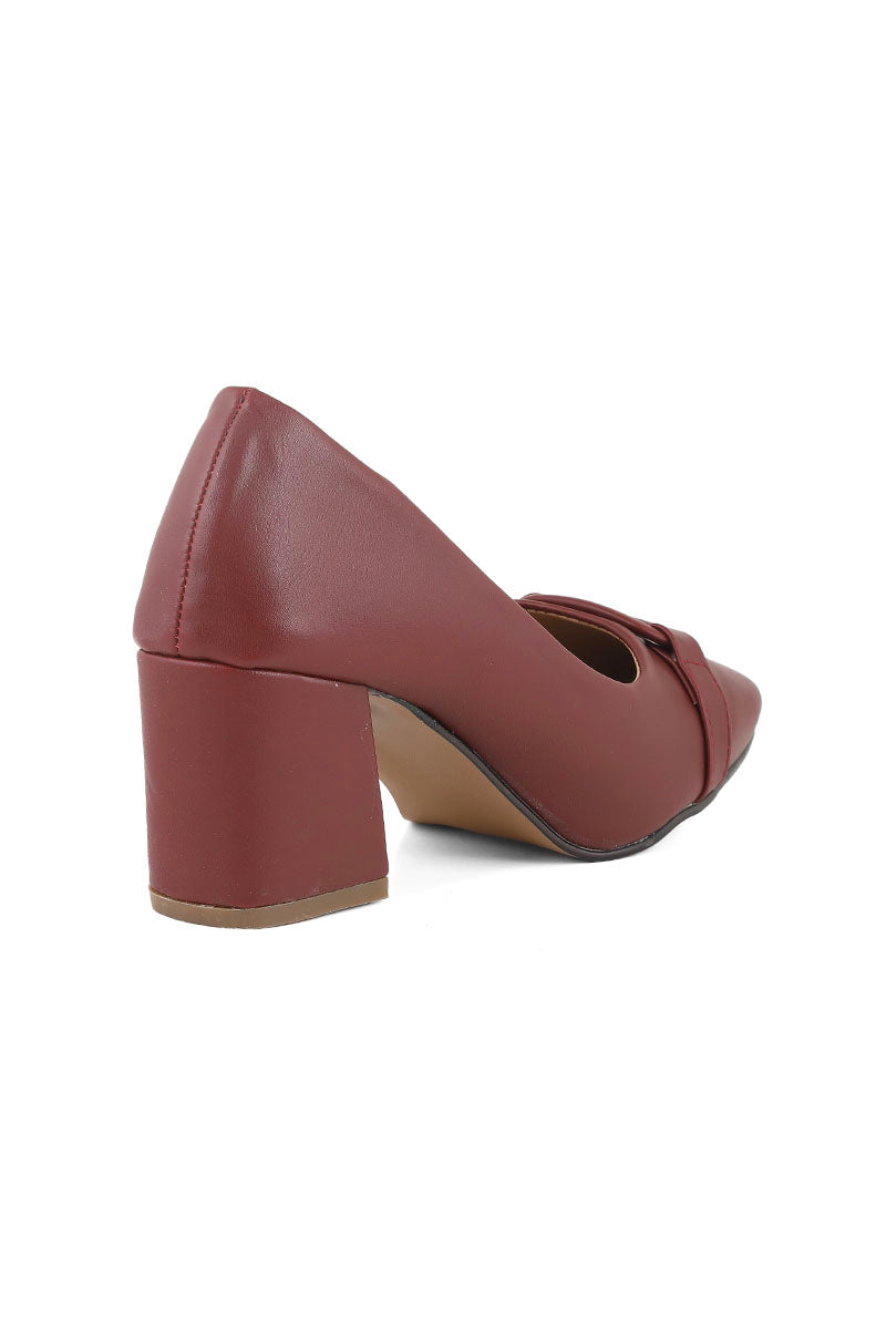 Formal Court Shoes I44440-Maroon