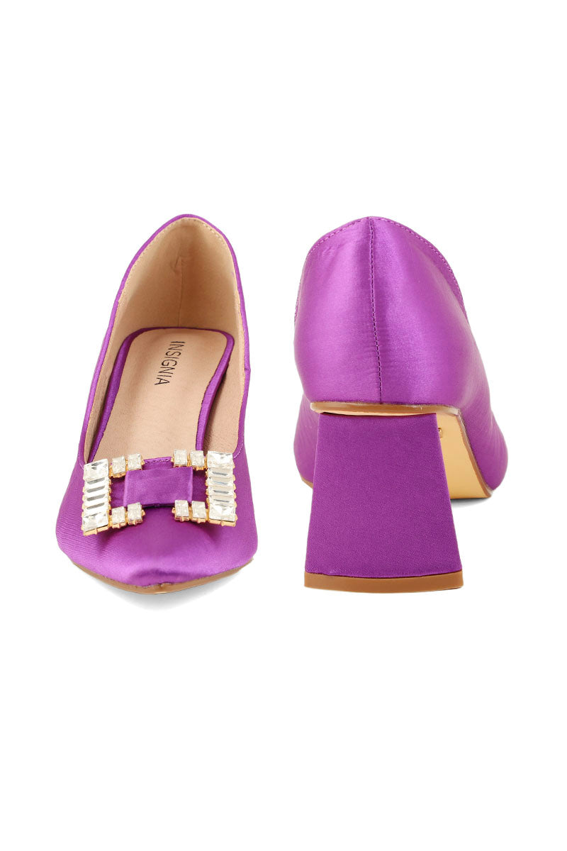 purple court shoes