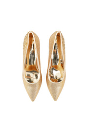 Party Wear Court Shoes I44452-Peach