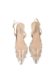 Party Wear Sling Back I47137-Silver