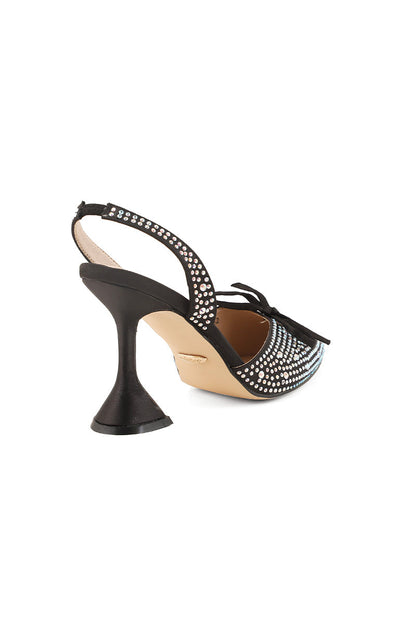 Party Wear Sling Back I47152-Black