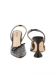 Party Wear Sling Back I47152-Black