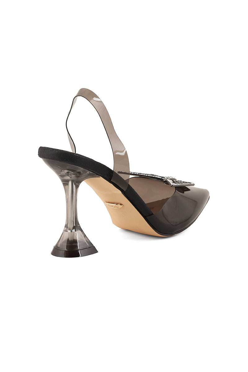 Party Wear Sling Back I47160-Black