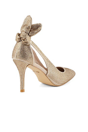 Party Wear Court Shoes I47164-Golden
