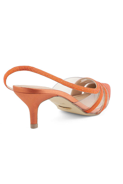 Party Wear Sling Back I47181-Brown
