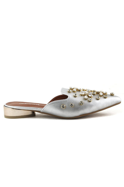 Party Wear Sling Back I47194-Silver