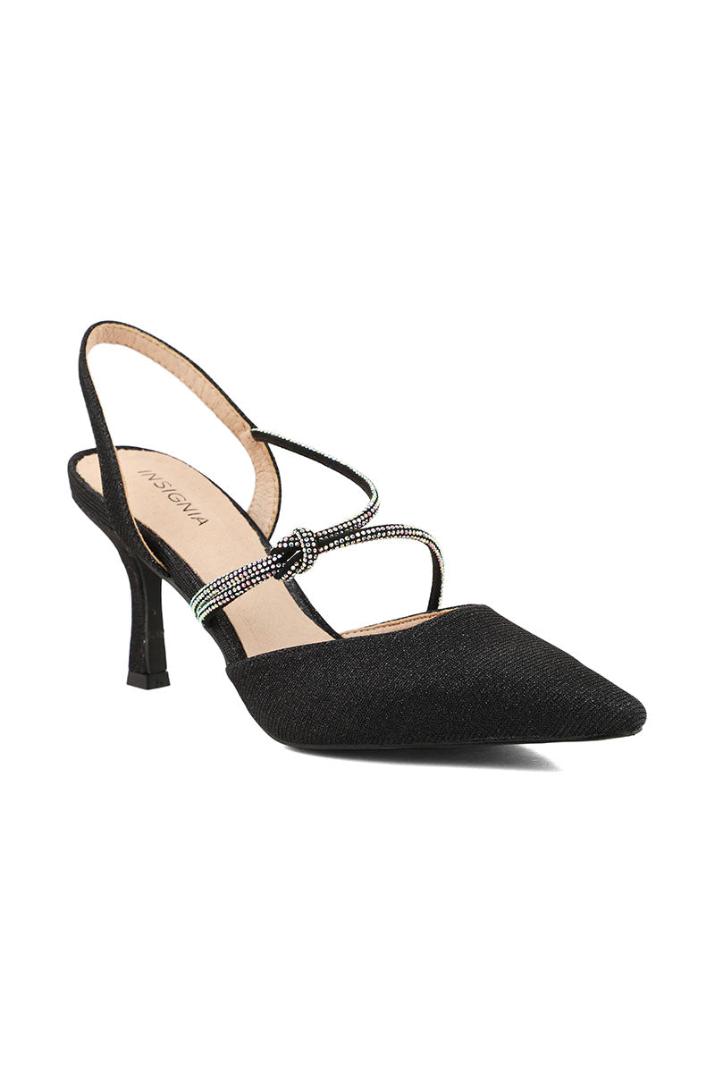 Party Wear Sling Back I47208-Black
