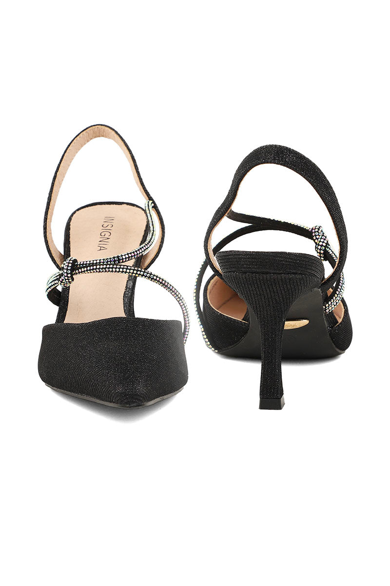 Party Wear Sling Back I47208-Black