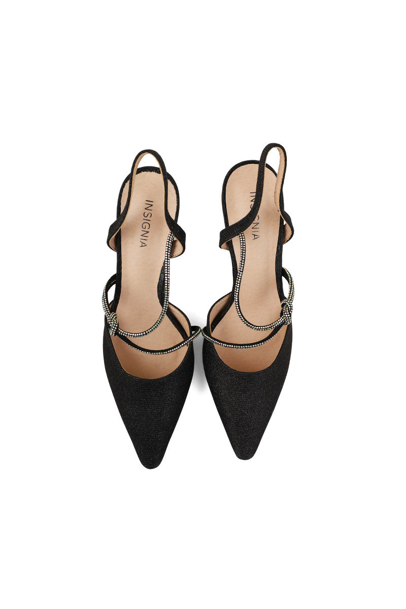 Party Wear Sling Back I47208-Black