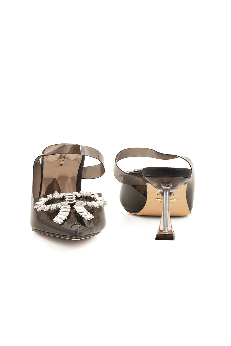 Party Wear Sling Back I47210-Black