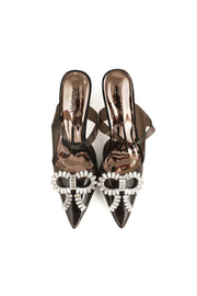 Party Wear Sling Back I47210-Black