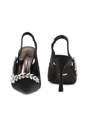 Party Wear Sling Back I47215-Black