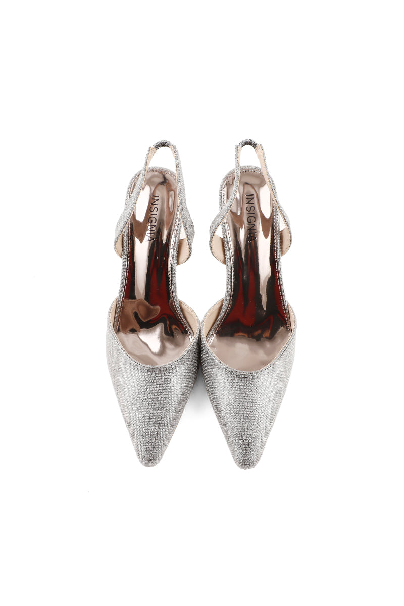 Party Wear Sling Back I47218-Grey