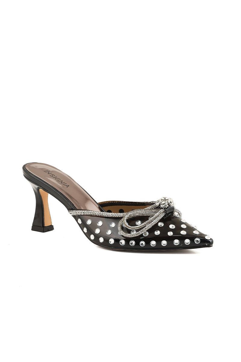 Party Wear Sling Back I47220-Black