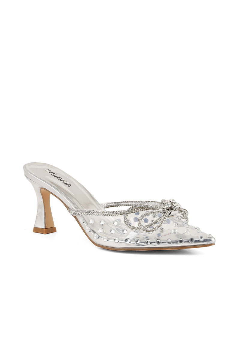 Party Wear Sling Back I47220-Silver