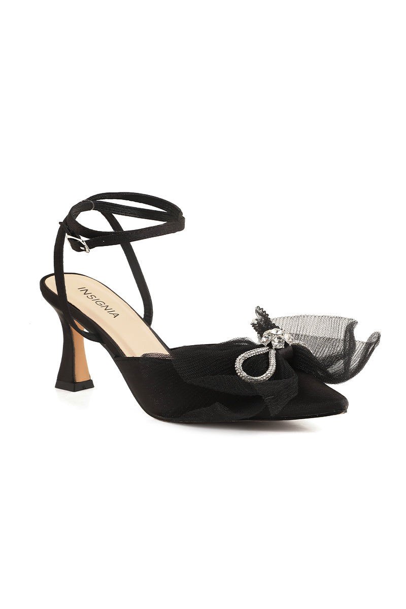 Party Wear Sling Back I47221-Black