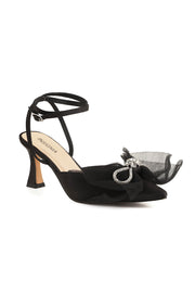 Party Wear Sling Back I47221-Black