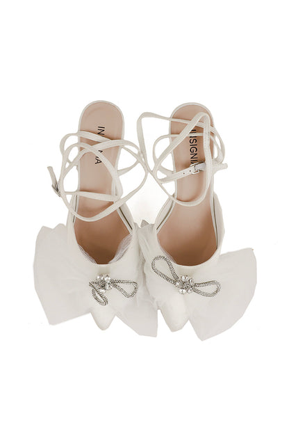 Party Wear Sling Back I47221-White