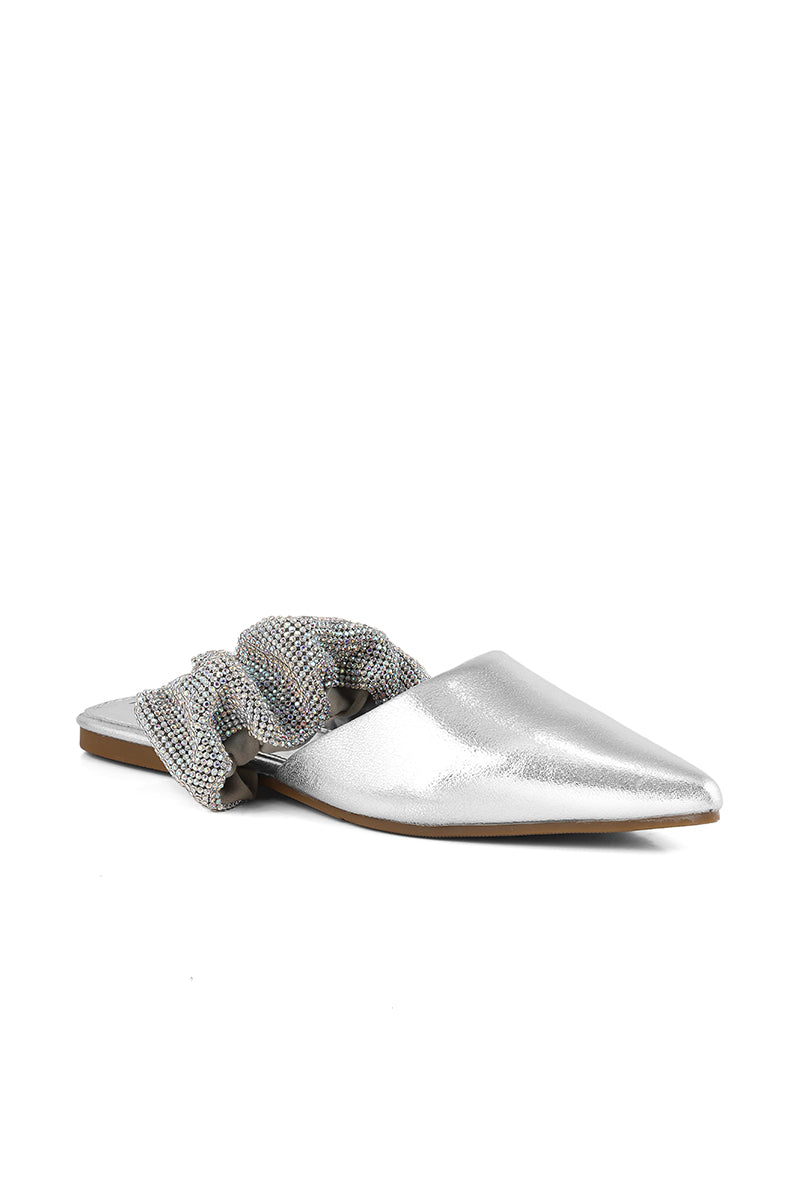 Party Wear Sling Back I47228-Silver
