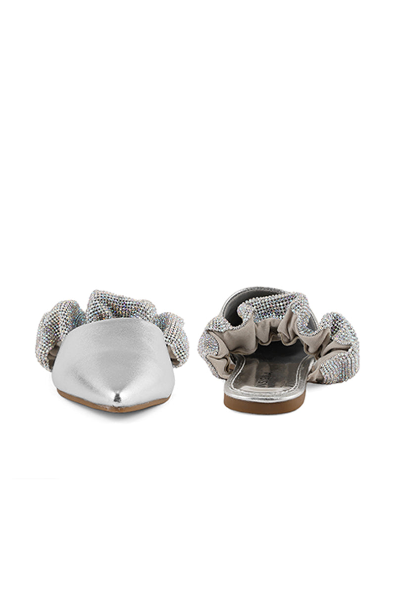 Party Wear Sling Back I47228-Silver