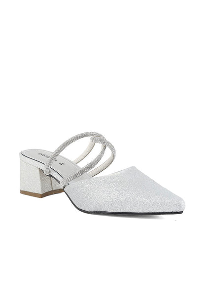 Party Wear Sling Back I47243-Silver