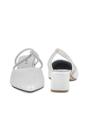 Party Wear Sling Back I47243-Silver