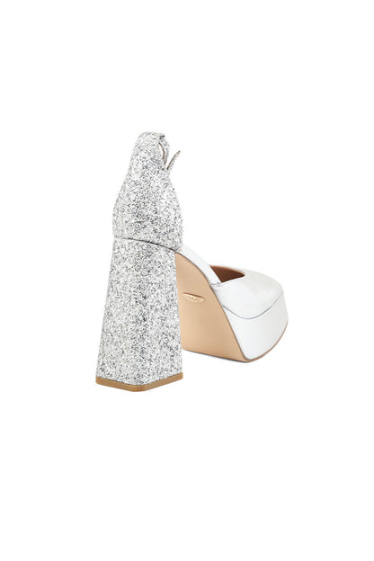 Party Wear Sling Back I47261-Silver