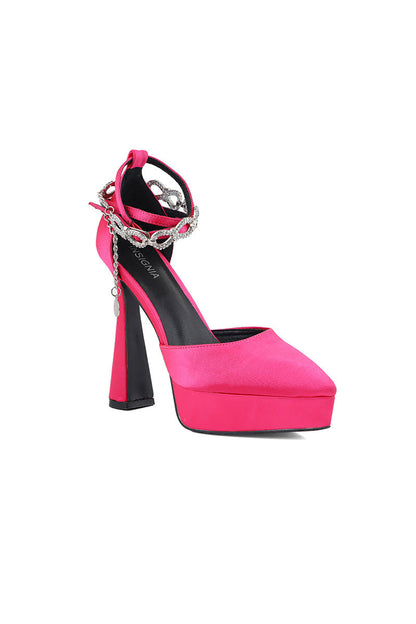 Party Wear Sling Back I47262-Skpink