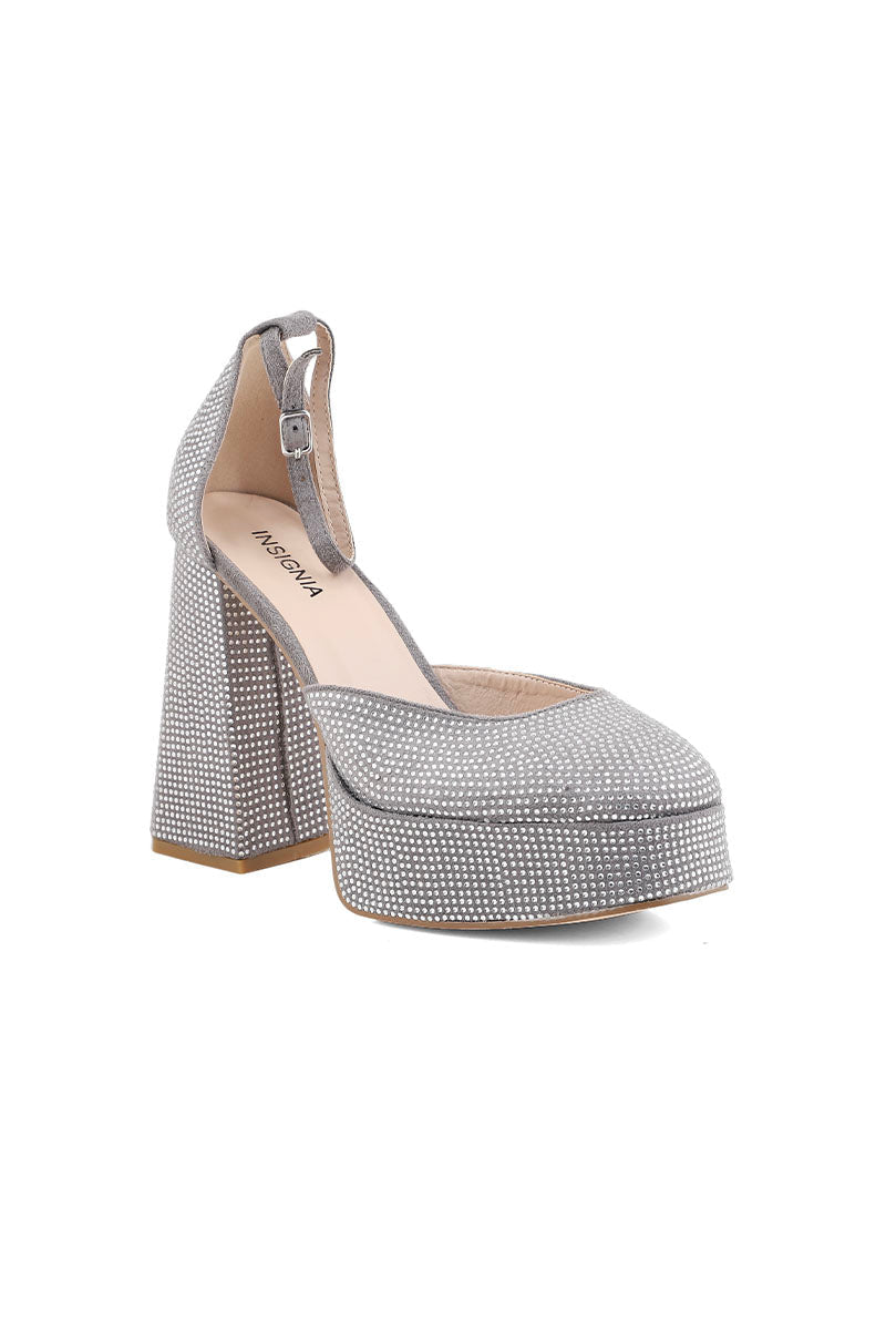 Party Wear Sling Back I47263-Grey
