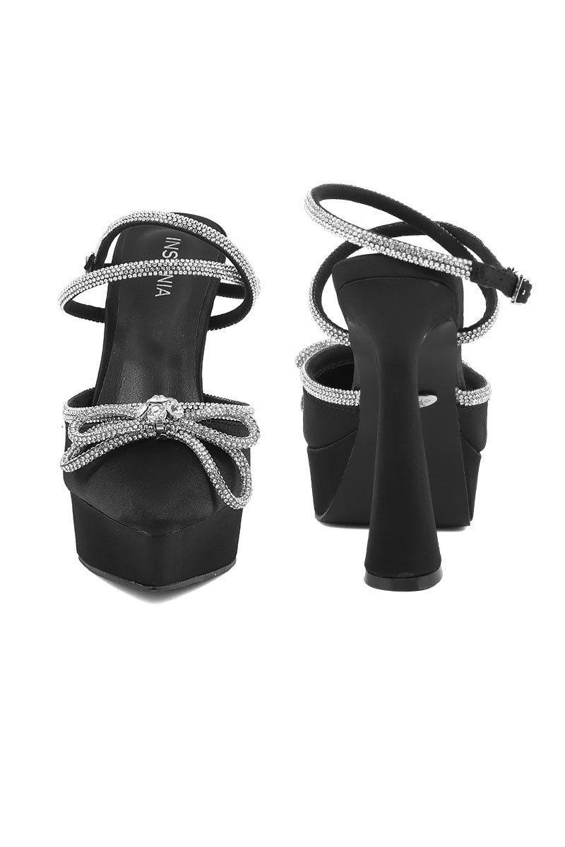 Party Wear Sling Back I47264-Black