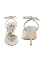 Party Wear Sling Back I47266-Silver