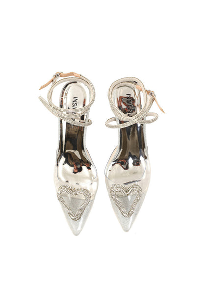 Party Wear Sling Back I47266-Silver