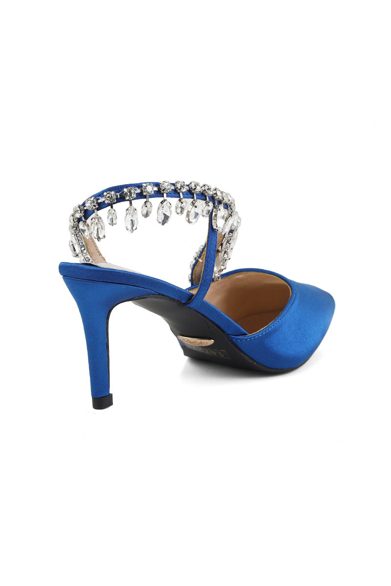 Party Wear Sling Back I47270-Navy