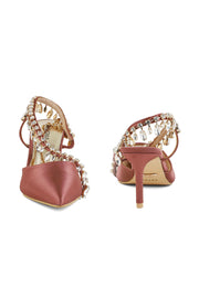 Party Wear Sling Back I47270-Brown