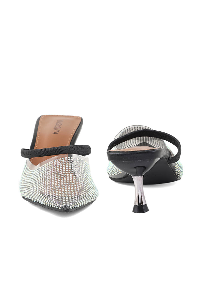 Party Wear Sling Back I47272-Black