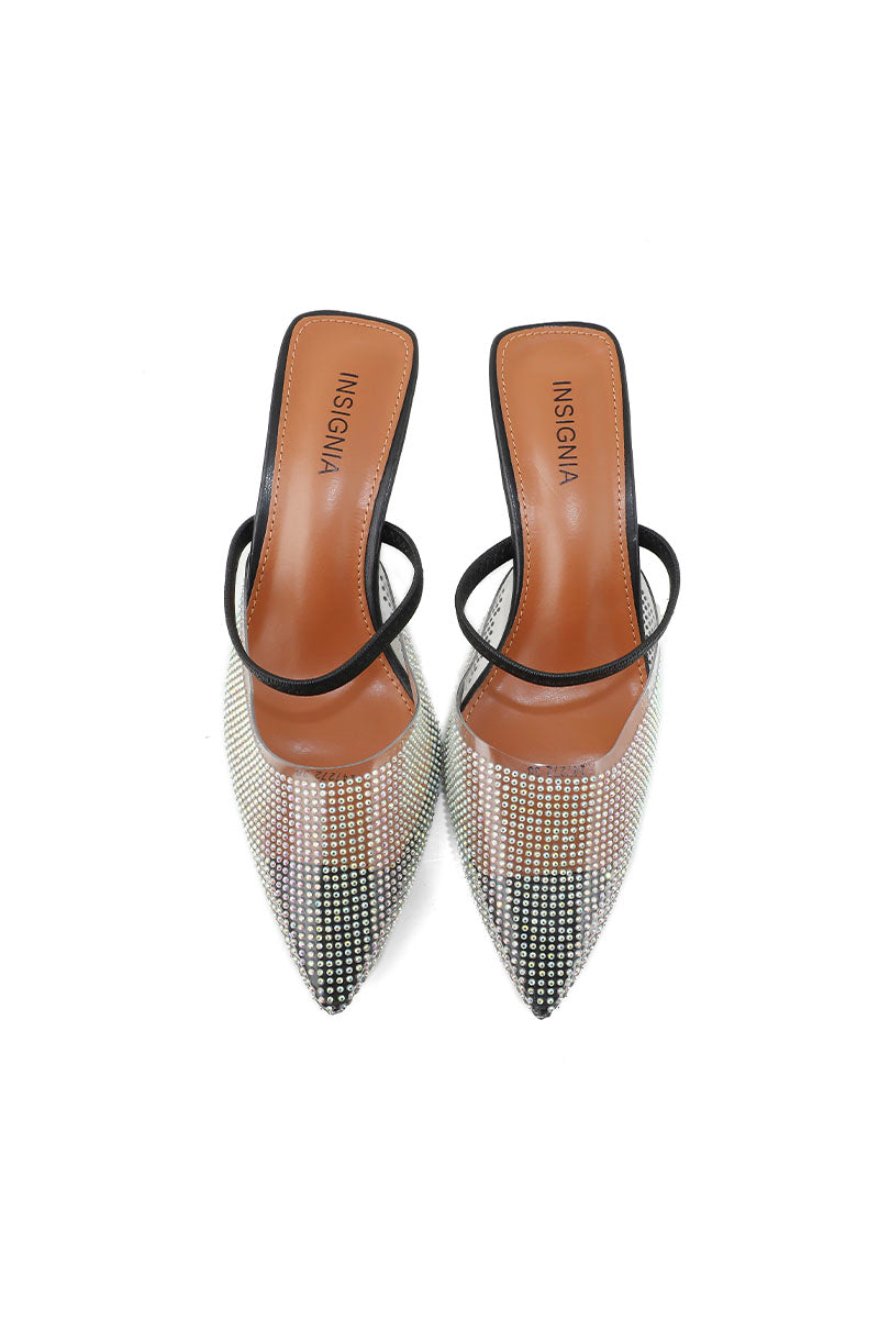 Party Wear Sling Back I47272-Black