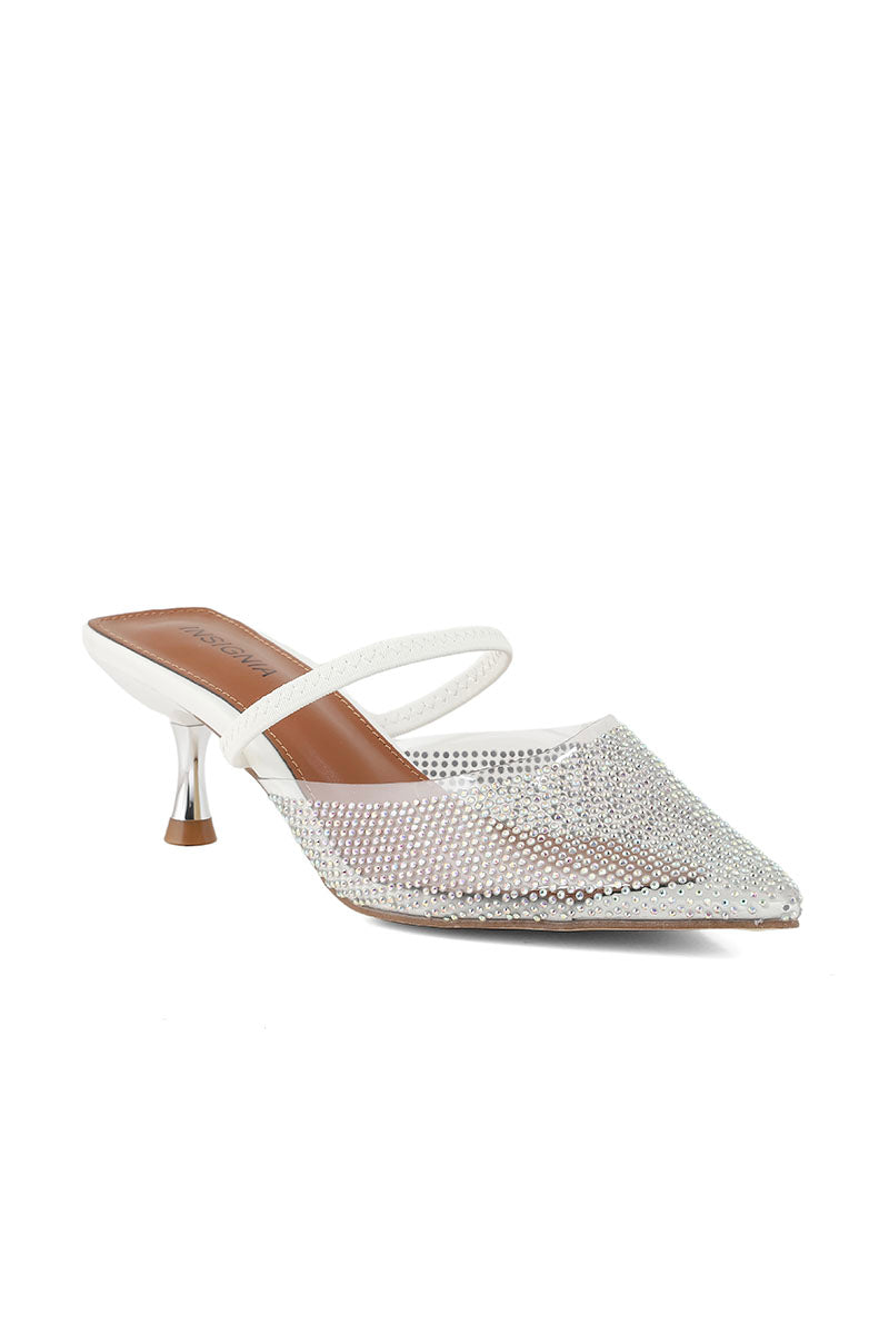 Party Wear Sling Back I47272-White