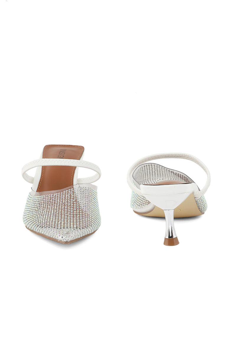 Party Wear Sling Back I47272-White