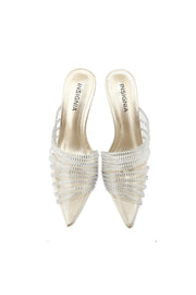 Party Wear Sling Back I47273-Golden