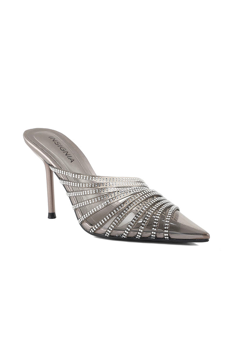 Party Wear Sling Back I47273-Grey