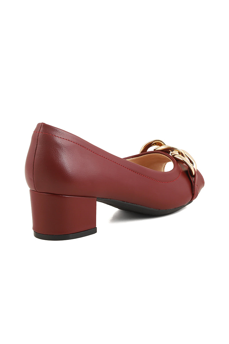 Formal Peep Toes I50203-Maroon