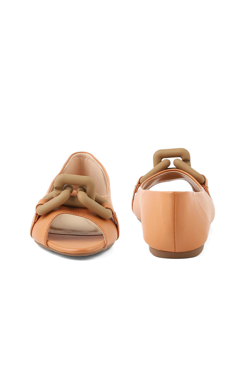 Formal Peep Toes I50208-Mustard