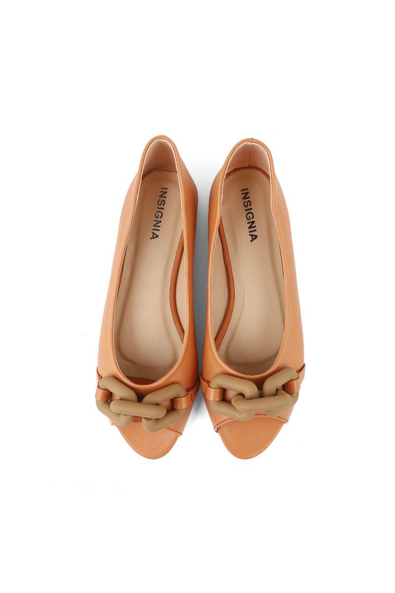 Formal Peep Toes I50208-Mustard