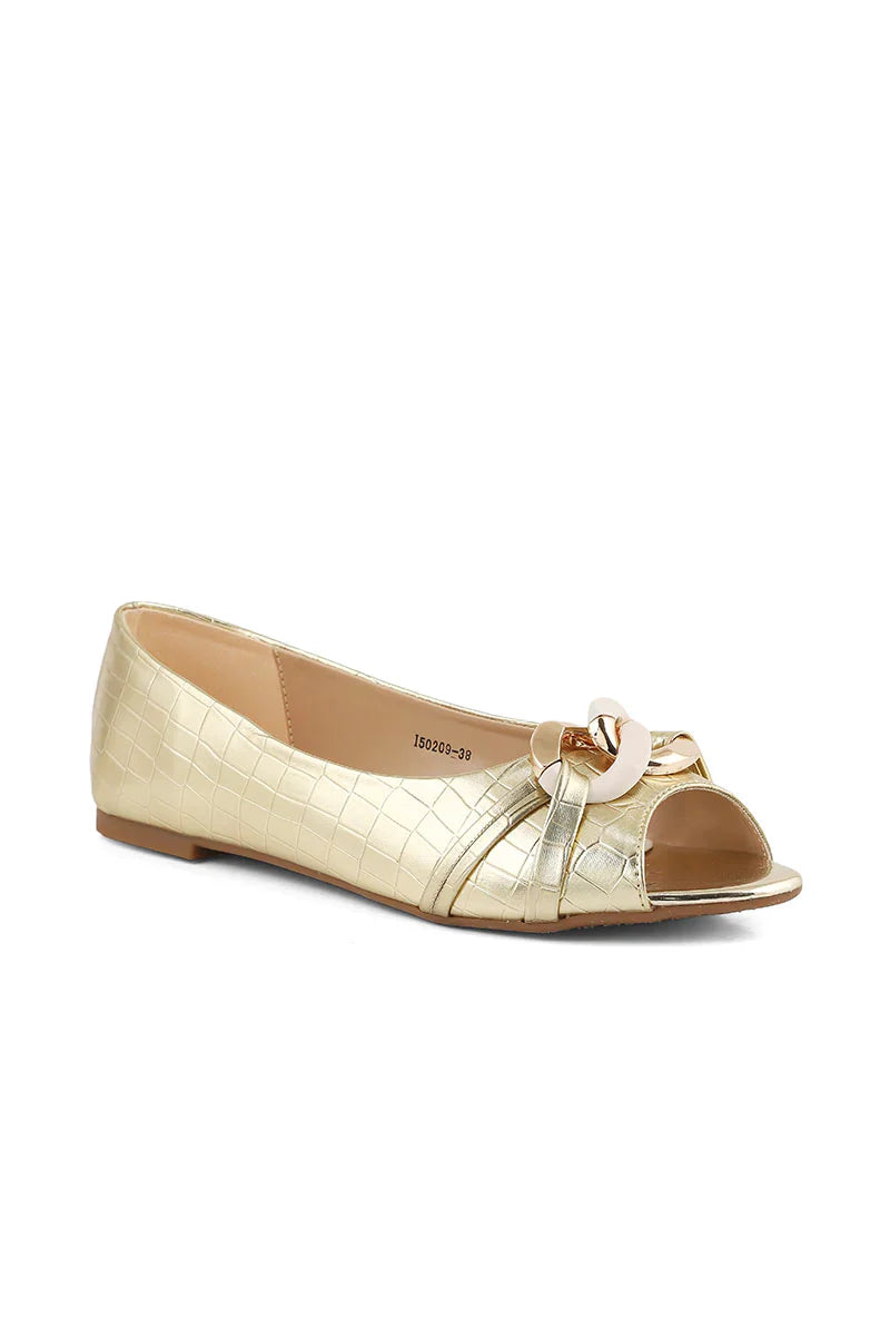 Formal Peep Toes I50209-Golden