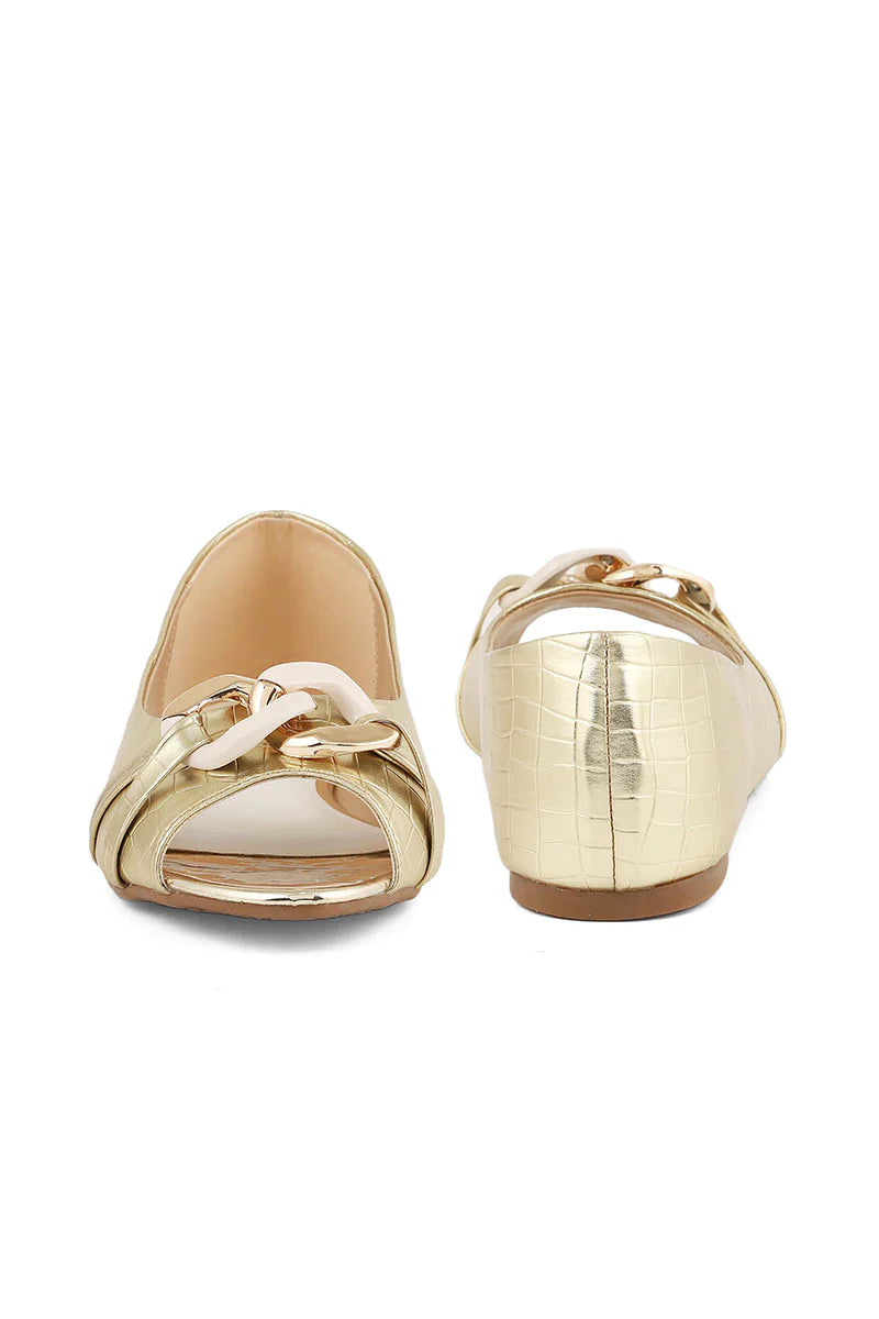 Formal Peep Toes I50209-Golden
