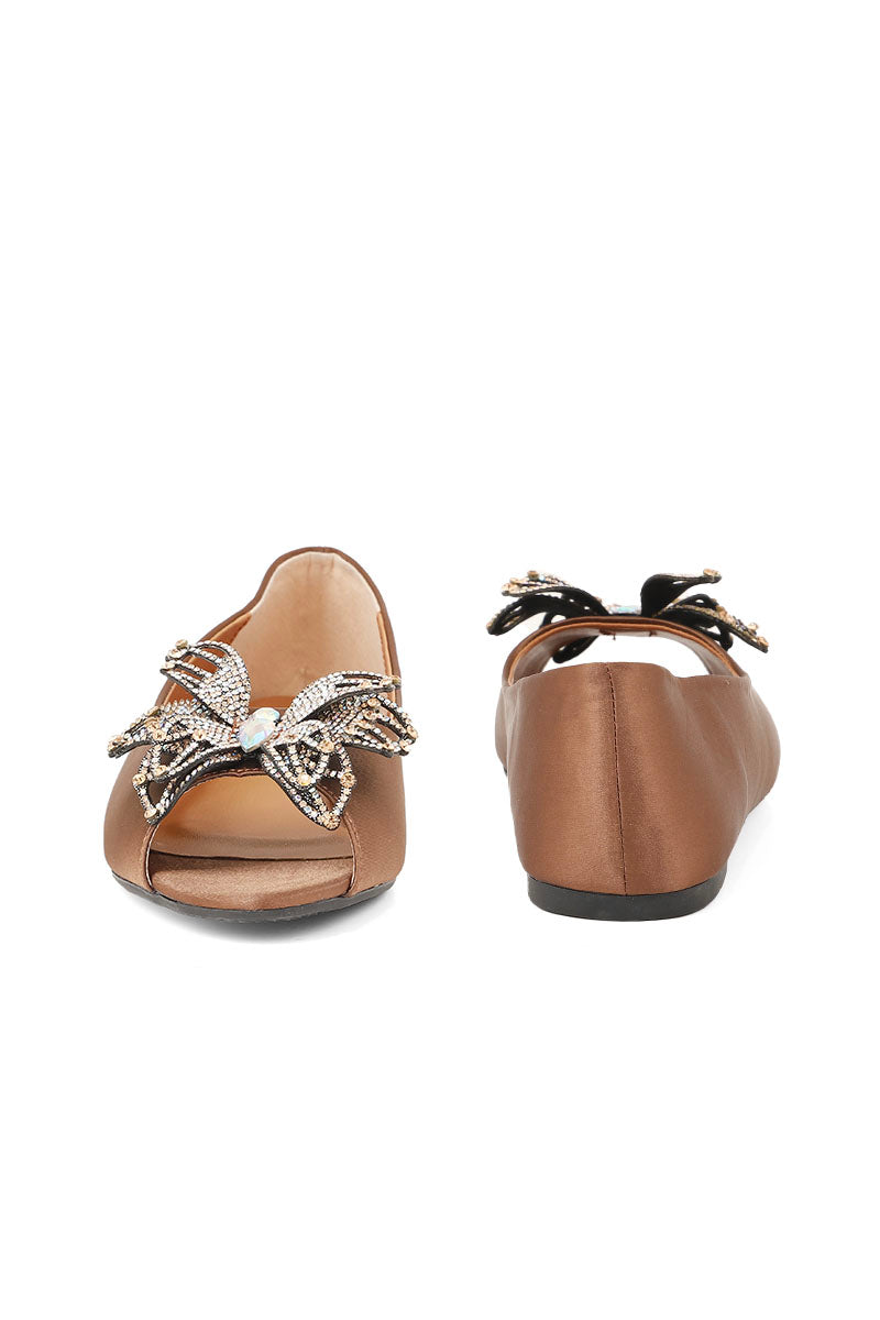 Formal Peep Toes I50213-Coffee