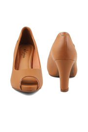 Formal Peep Toes I50216-Camel