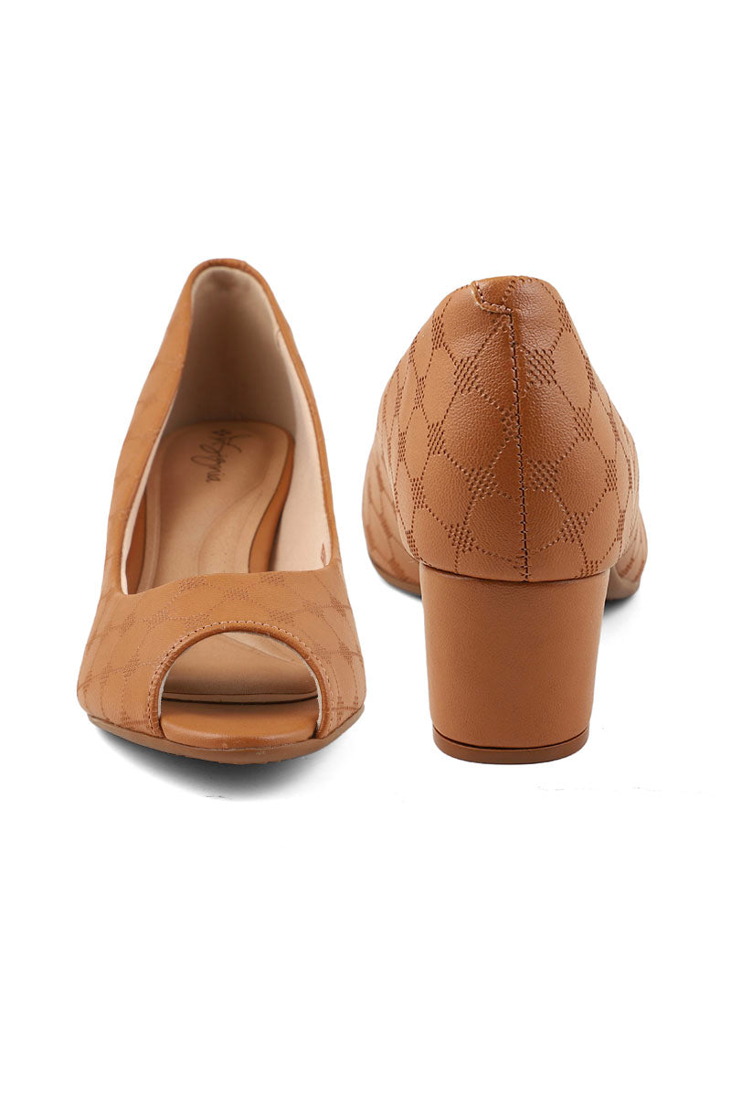 Formal Peep Toes I50217-Camel