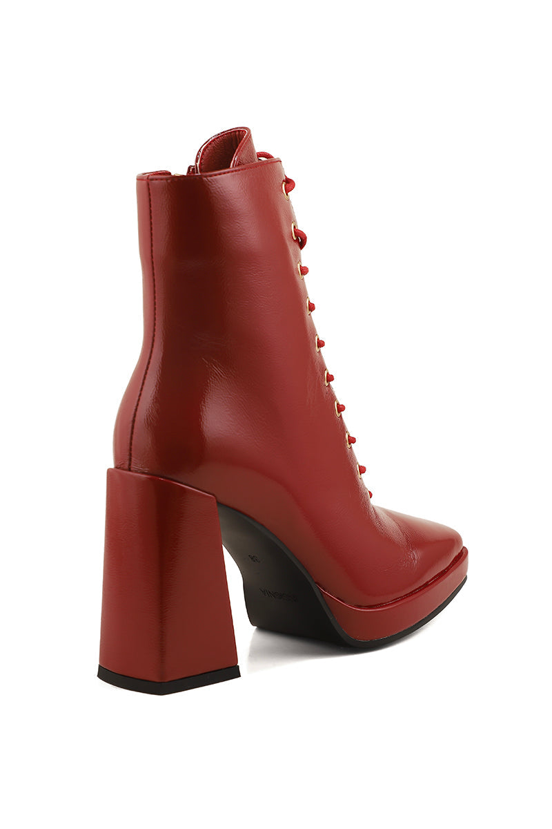 Formal Long Shoes I53086-Maroon