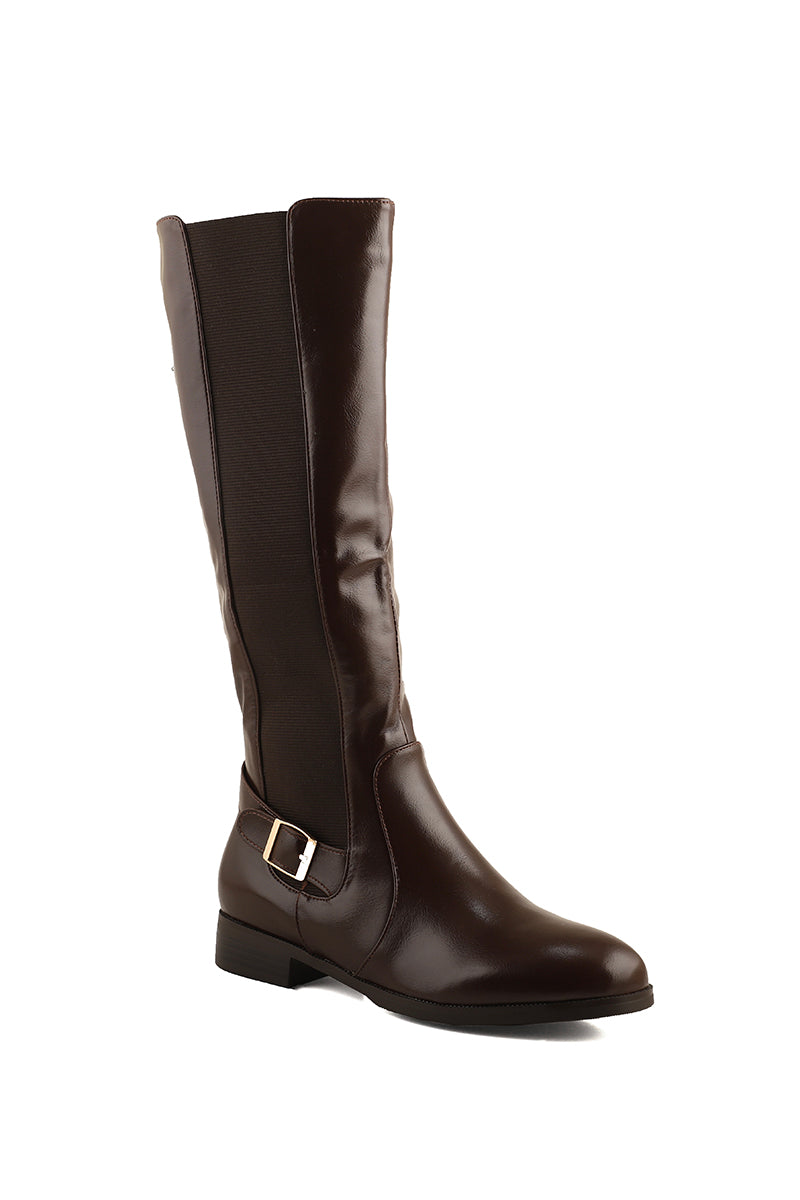 Formal Long Shoes I53090-Coffee